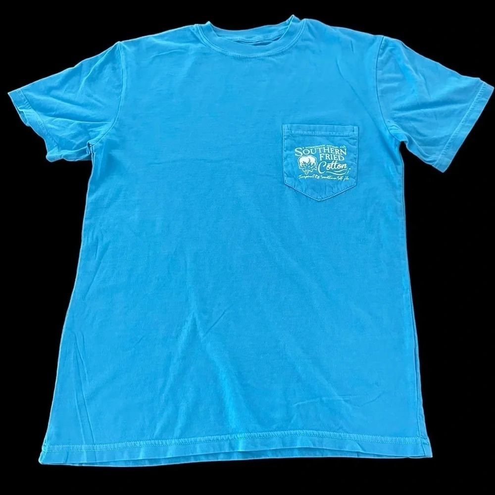 NWOT Southern Fried Cotton‎ Unisex Size Small Crewneck Pocket Tee T shirt New S